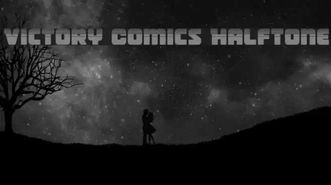 Victory Comics Halftone Font examples