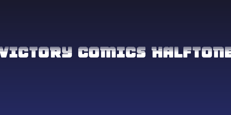Victory Comics Halftone Social Header