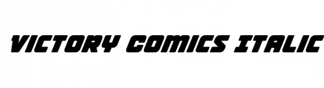 Victory Comics Italic  Frei Schriftart Herunterladen