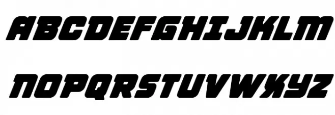 Victory Comics Italic Polices MAJUSCULES