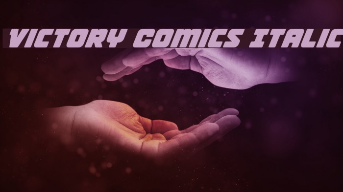 Victory Comics Italic Example 2