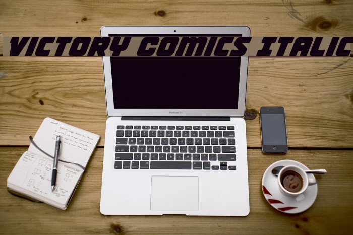 Victory Comics Italic Example 3