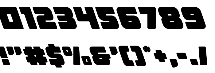 Victory Comics Leftalic Font OTHER CHARS