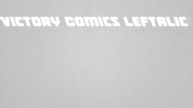 Victory Comics Leftalic Example 2