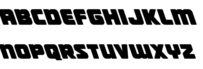 Victory Comics Leftalic Font LOWERCASE