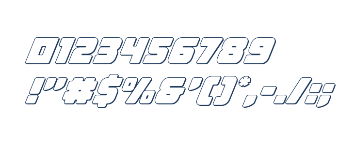Victory Comics Outline Italic Other Characters