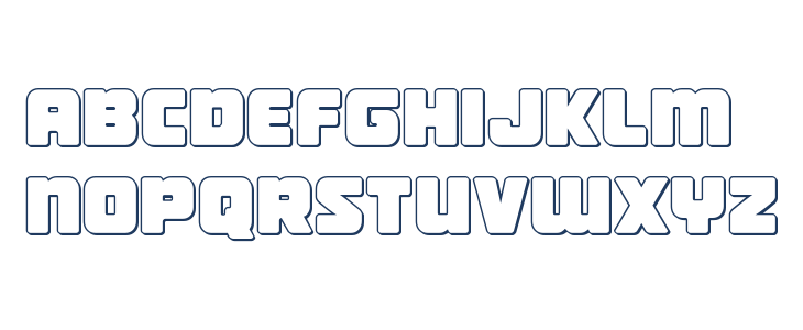 Victory Comics Outline Lowercase