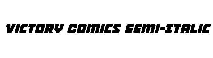 Victory Comics Semi-Italic  لخطوط تنزيل