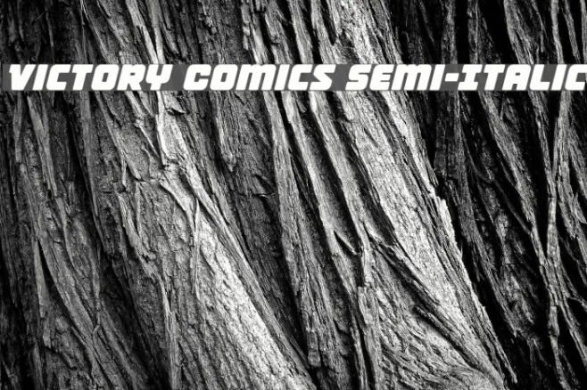 Victory Comics Semi-Italic Example 1
