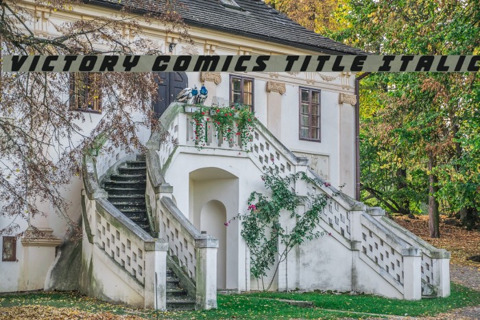 Victory Comics Title Italic Example 1