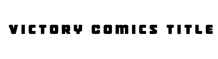 Victory Comics Title  baixar fontes gratis