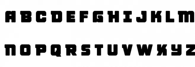 Victory Comics Title Font Litere mari