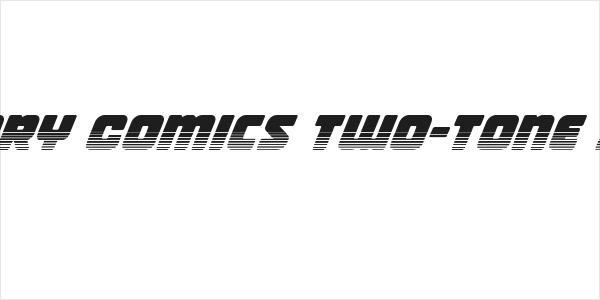 Victory Comics Two-Tone Italic Logo