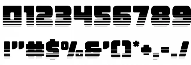 Victory Comics Two-Tone Font OTHER CHARS