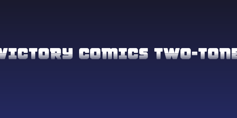 Victory Comics Two-Tone Social Header