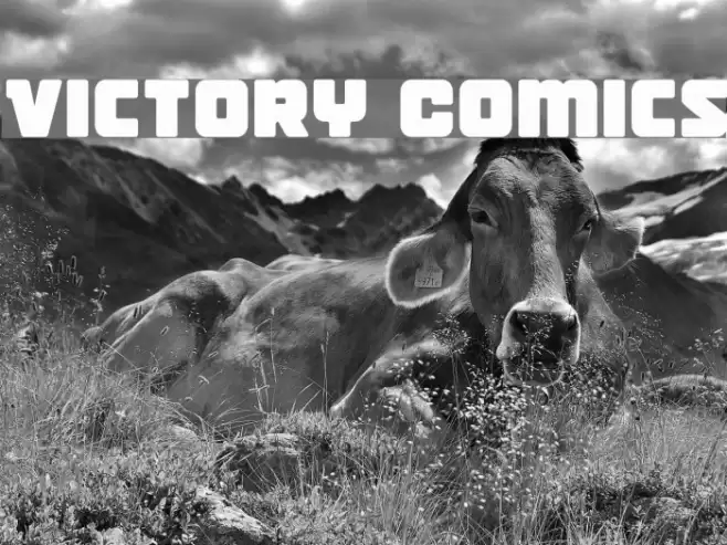 Victory Comics Font examples