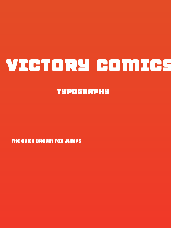Victory Comics Poster