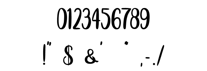 Victory Racket - Personal Use Font OTHER CHARS
