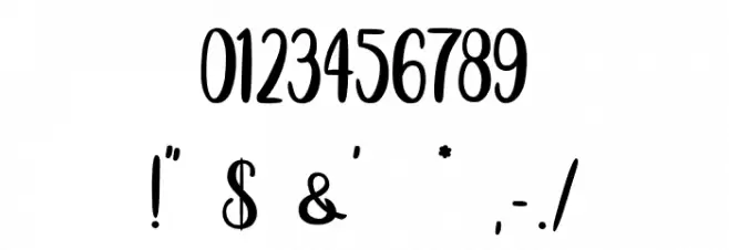 Victory Racket - Personal Use Font OTHER CHARS