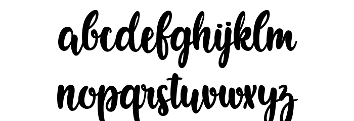 Victory Racket - Personal Use Font LOWERCASE