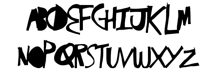 VictoryCut Font LOWERCASE