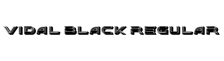 Vidal Black Regular  免费字体下载
