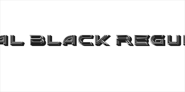 Vidal Black Regular Logo