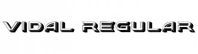 Vidal Regular  Frei Schriftart Herunterladen