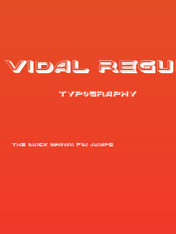 Vidal Regular Poster