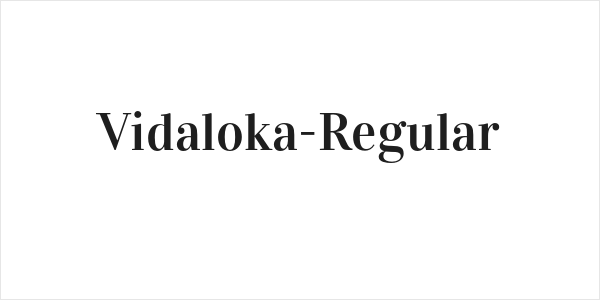 Vidaloka-Regular Logo