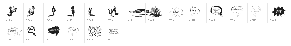 Vidas Secas Dingbats Character Map