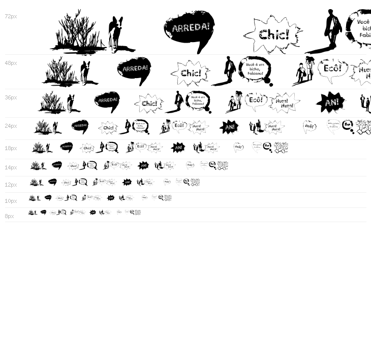 Vidas Secas Dingbats Waterfall