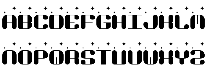 Video Dames Regular Font LOWERCASE
