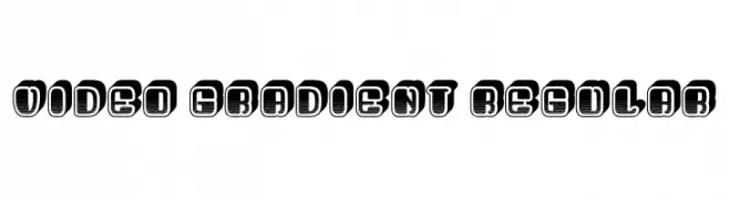 Video Gradient Regular  تنزيل الخطوط