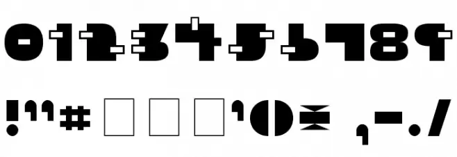 Video Star Font OTHER CHARS