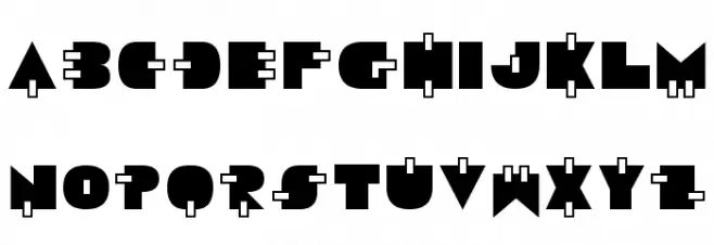 Video Star Font LOWERCASE