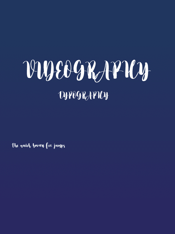 Videography Poster