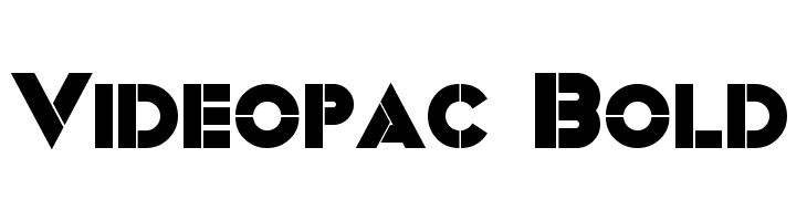 Videopac Bold  لخطوط تنزيل