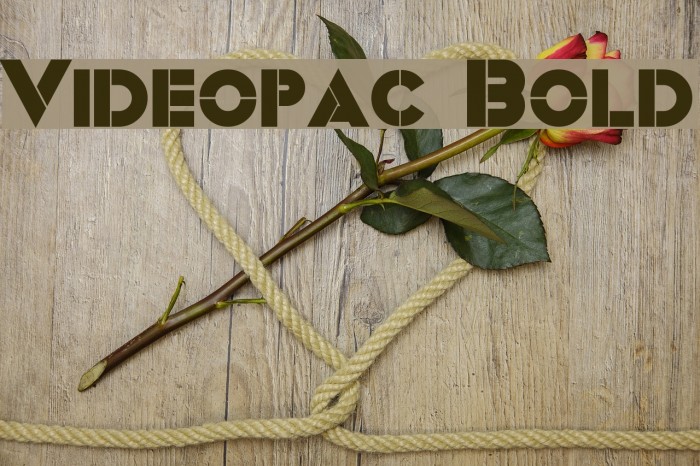 Videopac Bold Font examples