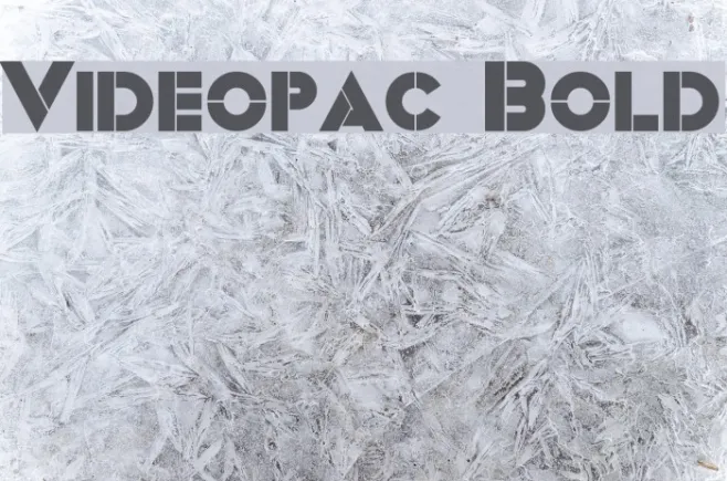 Videopac Bold Example 3