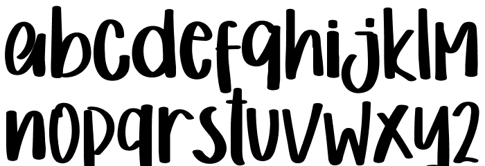 Vidianue Font LOWERCASE