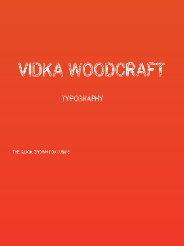 Vidka Woodcraft Poster