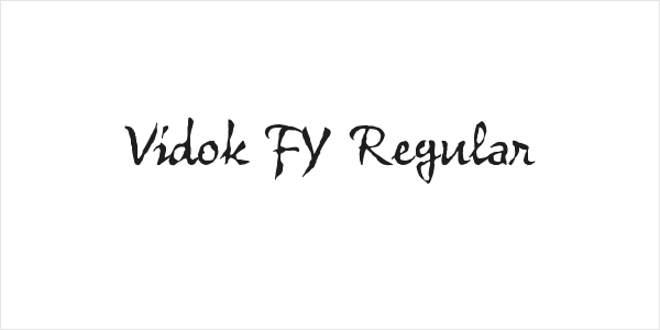 Vidok FY Regular Logo