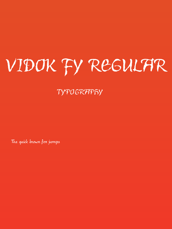 Vidok FY Regular Poster
