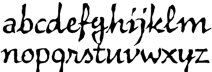 Vidok FY Regular Font LOWERCASE