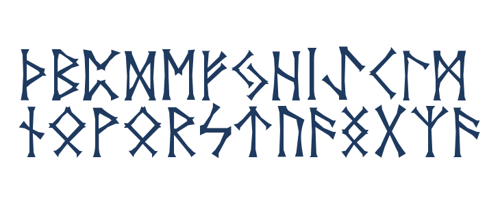 Vid's Norse Lowercase