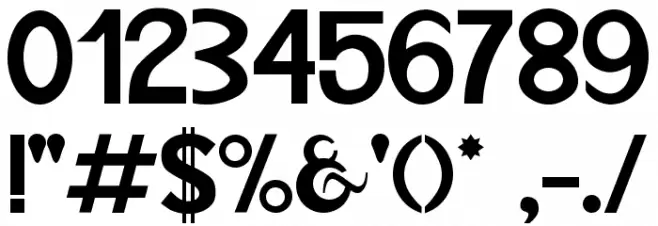 Vieira Font OTHER CHARS