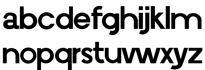 Vieira Font LOWERCASE