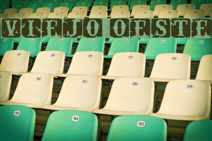 Viejo Oeste Font examples