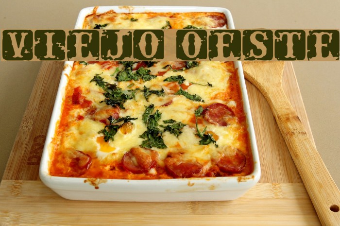 Viejo Oeste Font examples